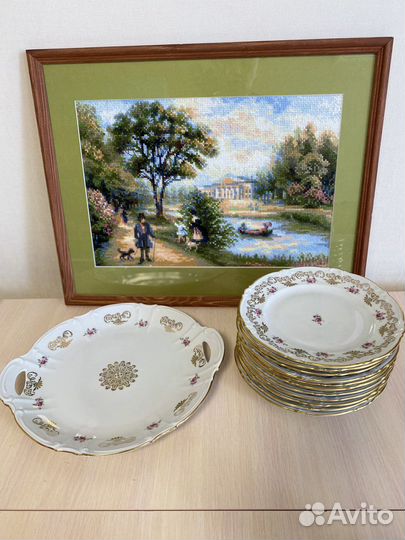 Сервиз фарфоровый Альтенбург Саксония на 11 персон
