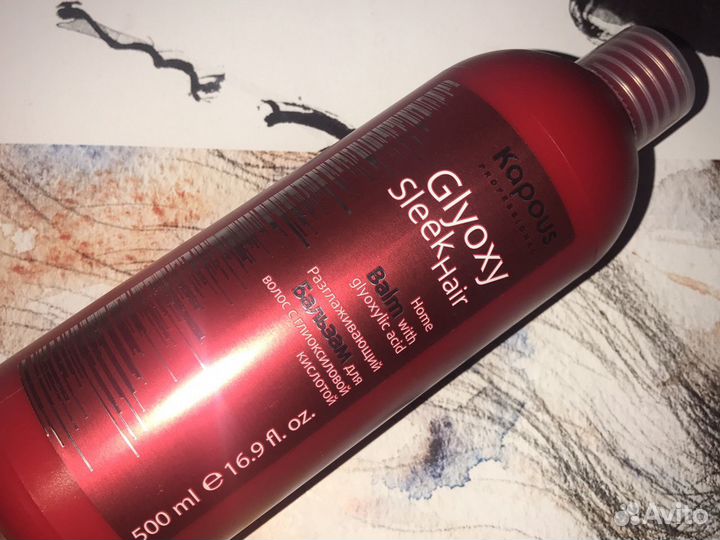 Выпрямление волос серия от Kapous