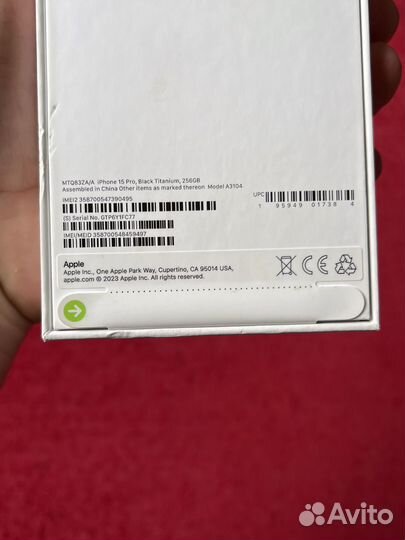 iPhone 15 Pro, 256 ГБ