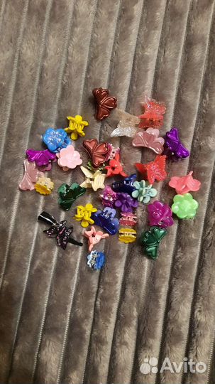 Заколки крабики Бублик для волос