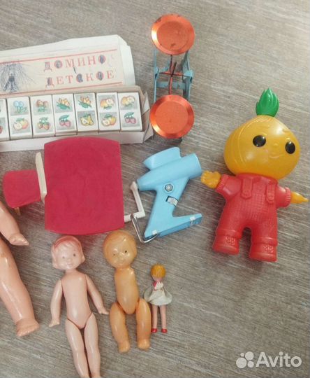 Пупс игрушки СССР мясорубка домино
