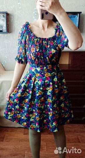 Платье летнее воздушное 44 размер