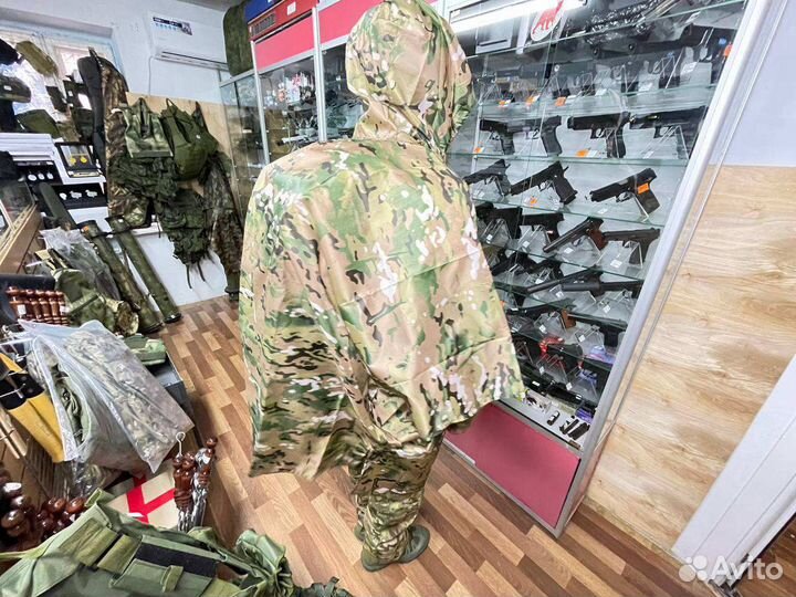Дождевик плащ пончо (мультикам)