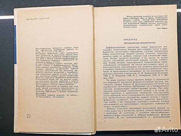 Биоэлектрическая активность головного мозга 1971