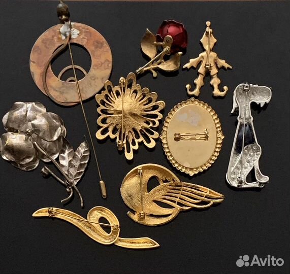 Красивые Броши винтаж Sphinx пудель жемчуг Роза