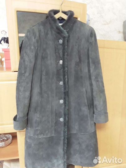Пальто женское демисезонное натуральное