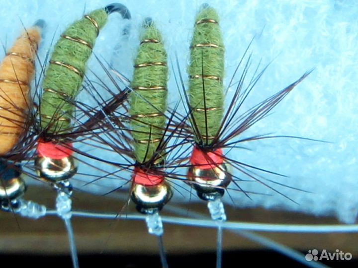 Набор уловистых мушек на Хариуса,Ленка -12 номер