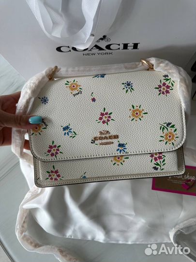 Сумка coach 5 расцветок светлые