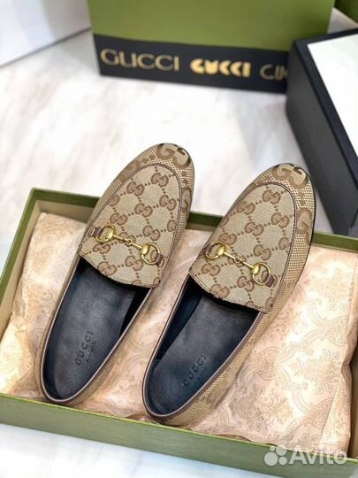 Женские лоферы gucci премиум