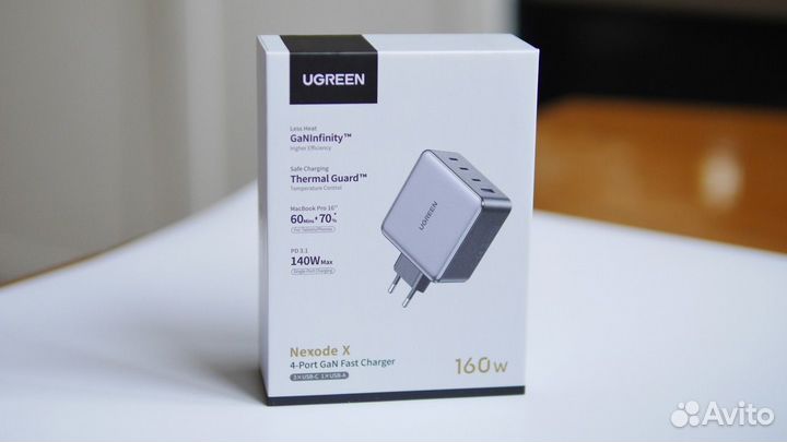 Зарядное устройство ugreen nexode x 160 вт