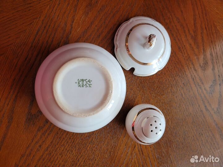 Винтаж. Соусница и солонка