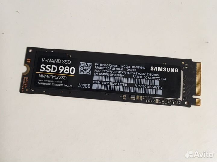 SSD Samsung 980 500Gb