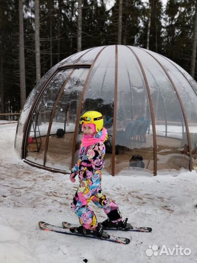 Горнолыжные ботинки и лыжи детские