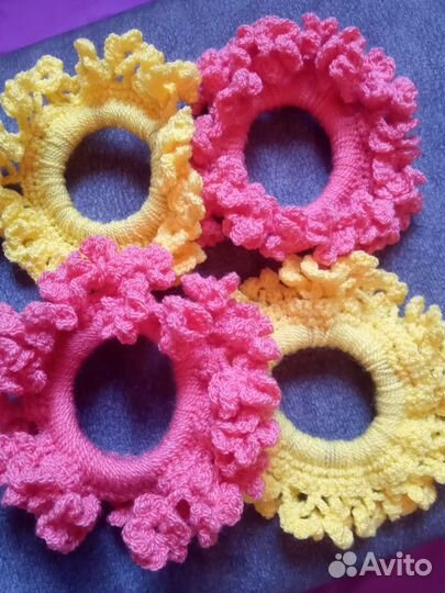 Резинки для волос ручной работы