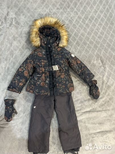 Зимний комбинезон для девочки 104
