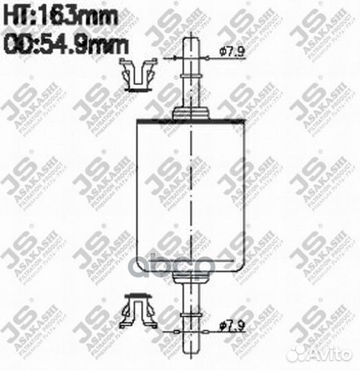Фильтр топливный daewoo, opel, LADA, VW, subaru