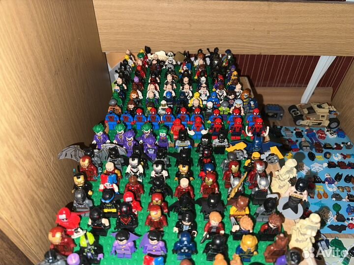 Lego Марвел и DC минифигурки оригинал и другие бу