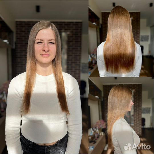 Голливудское и капсульное наращивание волос