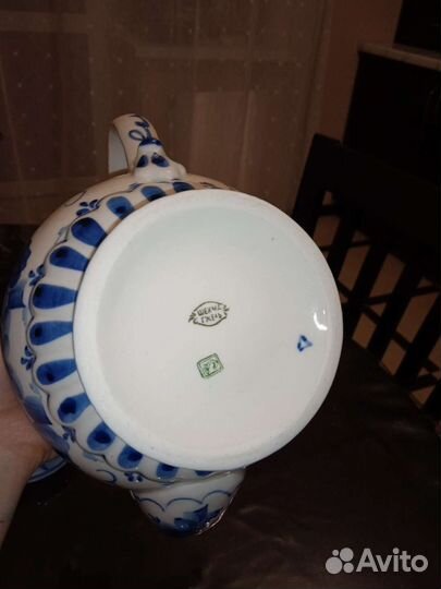 Фарфоровая посуда гжель