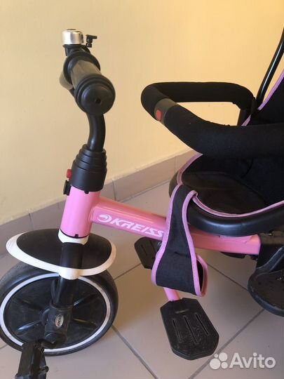 Десткий велосипед с ручкой Kriess