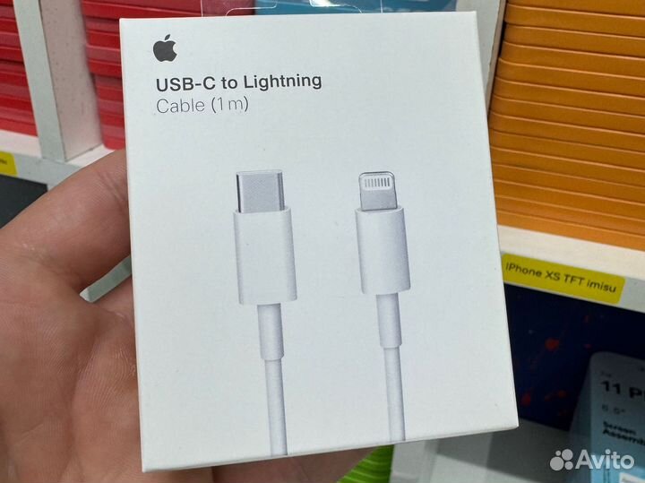 Оригинальный кабель iPhone USB-C to lighting 1m