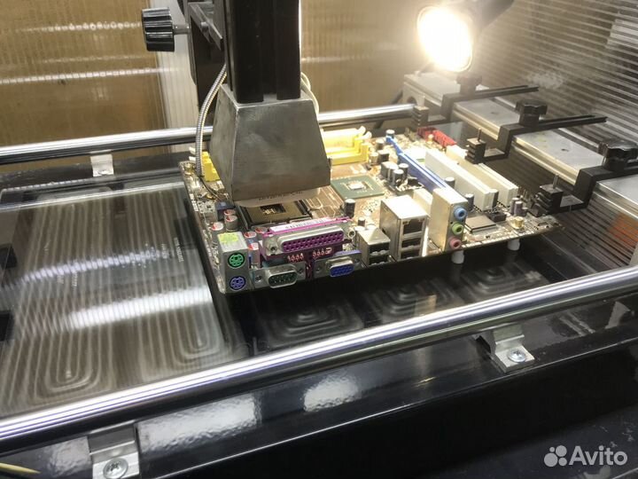 Ремонт сокета-замена, выравнивание ножек мат. плат