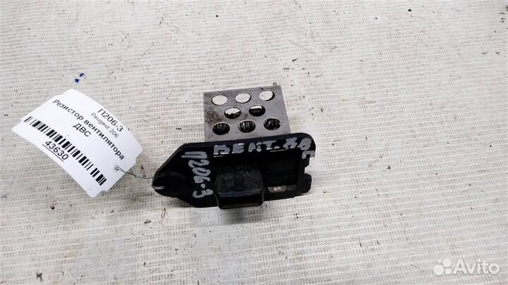 Резистор вентилятора двс Peugeot 206