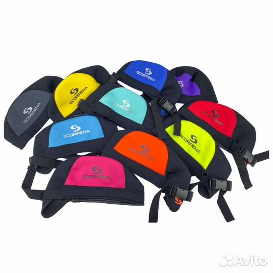 Бандана неопреновая Scorpena Лимонная, S/M