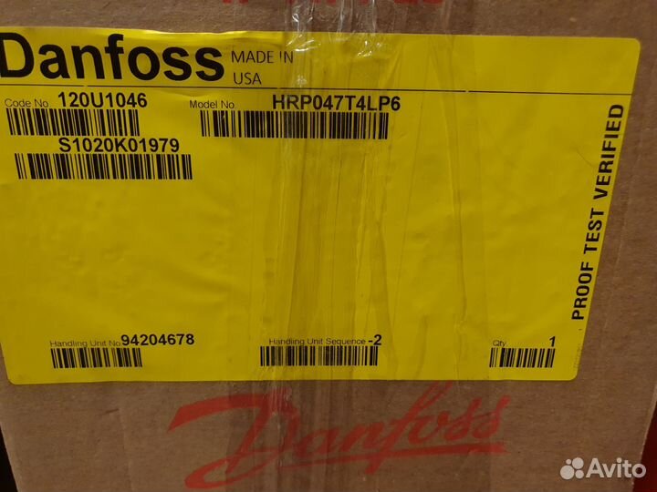 Спиральный компрессор Danfoss HRP047T4LP6 кондиц