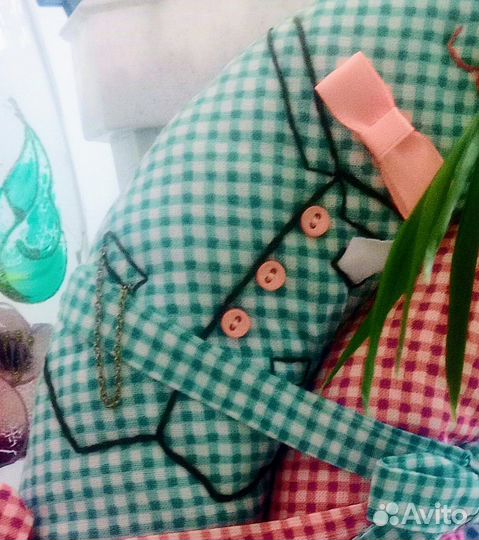 Интерьерная кукла Коты неразлучники Кукла тильда