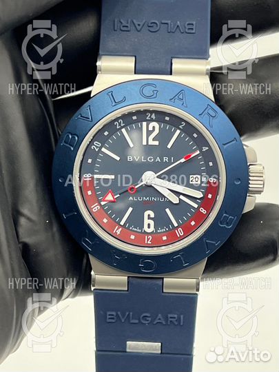 Часы Bvlgari Diagono Aluminium GMT 40mm