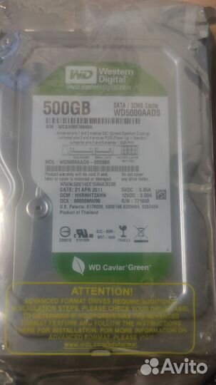 Жесткий диск 500 гб