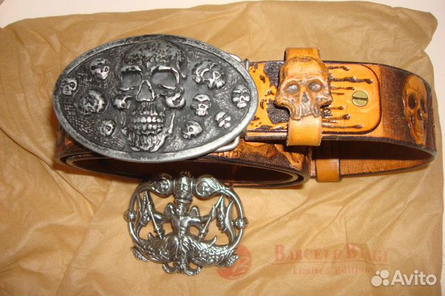 Мужской кожаный ремень оригинал