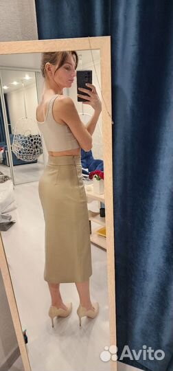 Кожаная юбка lime xs