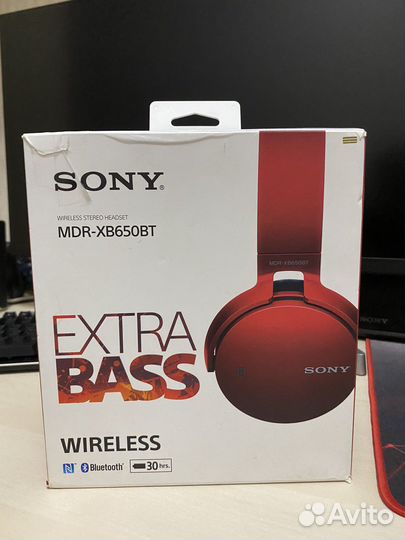 Наушники sony MDR-xb650bt