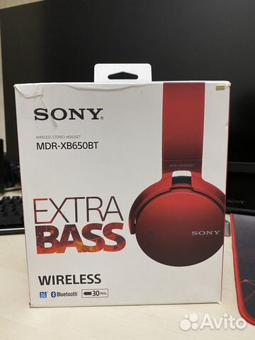 Наушники sony MDR-xb650bt