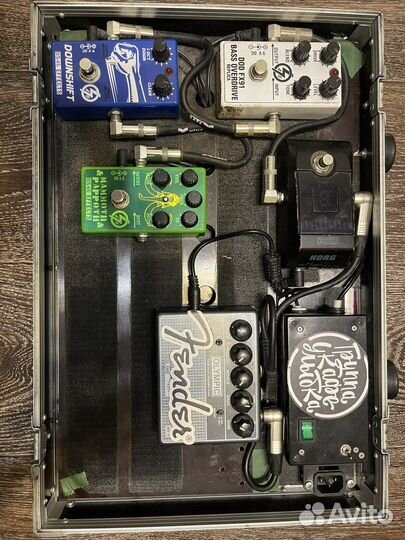 Кейс педалборд/педали для бас гитары