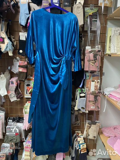 Вечернее платье 50 52 размер зеленое