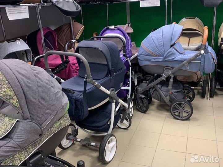 Коляска Adamex Anex 1 в 1 люлька на гарантии