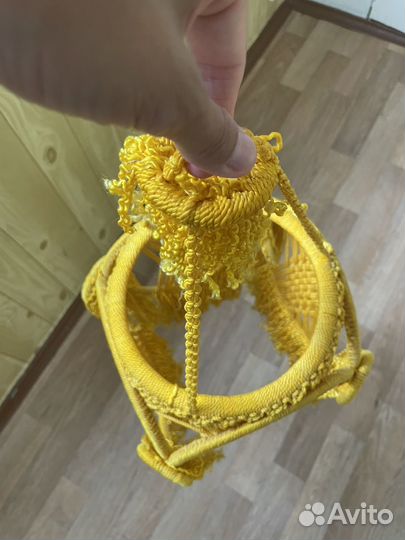 Абажур потолочный люстра бохо макраме