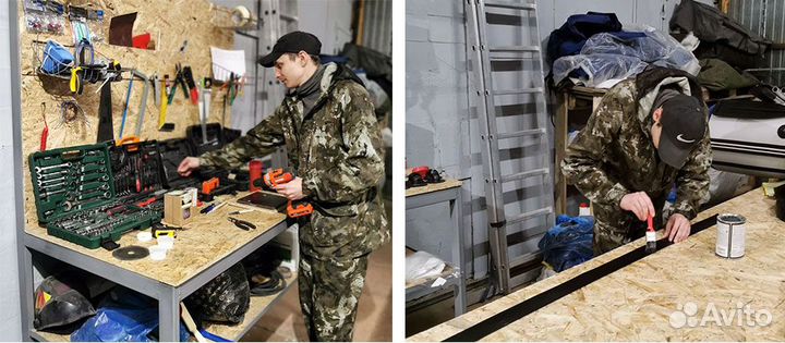 Ремонт и тюнинг пвх лодок, катеров и моторов