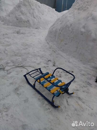 Детские зимние санки