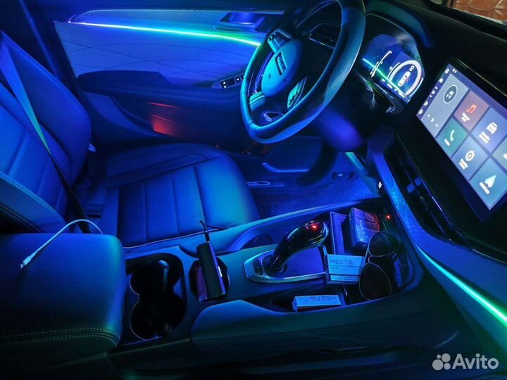 Подсветка салона любого авто. Led Ambient light