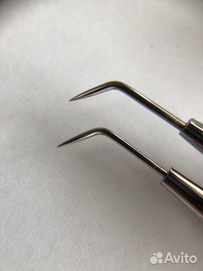 Пинцет для ресниц мфи стек-игла