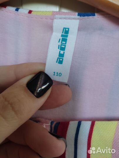 Летнее платье для девочки 110