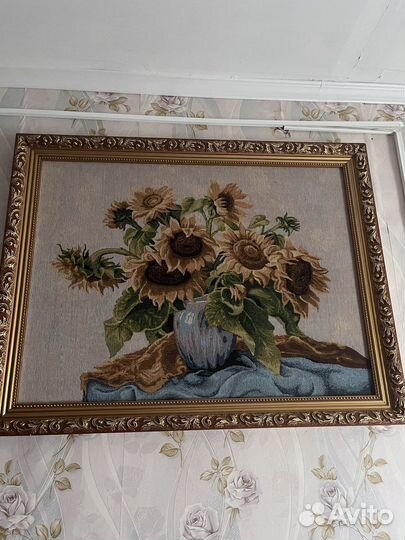 Картина на холсте подсолнух