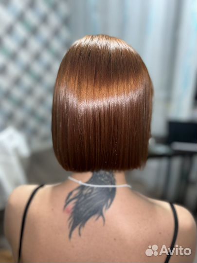 Кератиновое выпрямление волос / ботокс