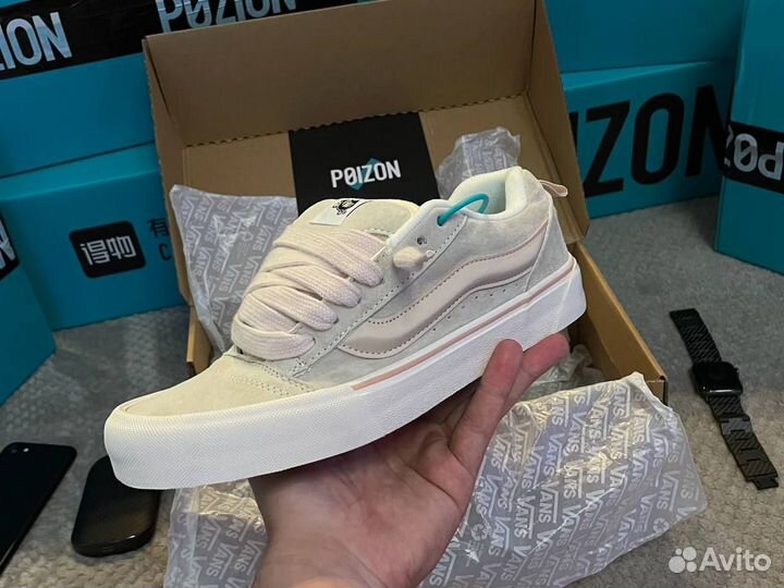 Vans knu skool poizon Розовые