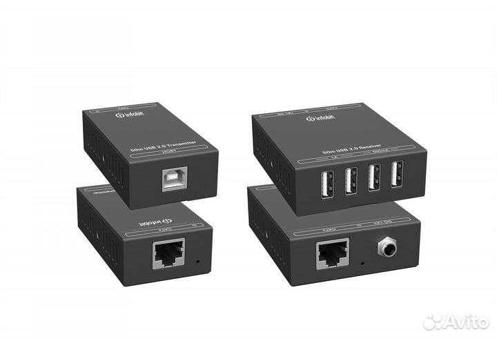 Комплект удлинителя сигнала Infobit iTrans USB2-TR