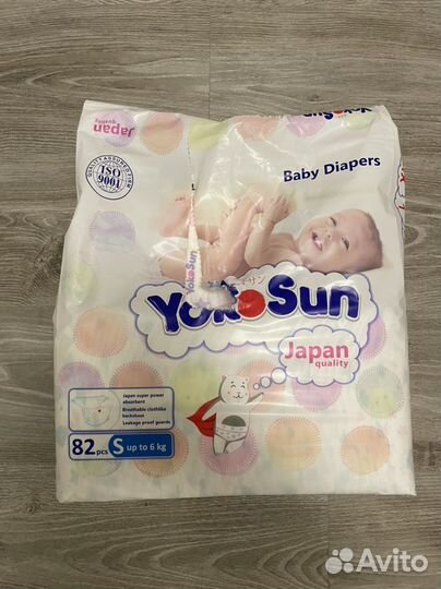 Подгузники yokosun S